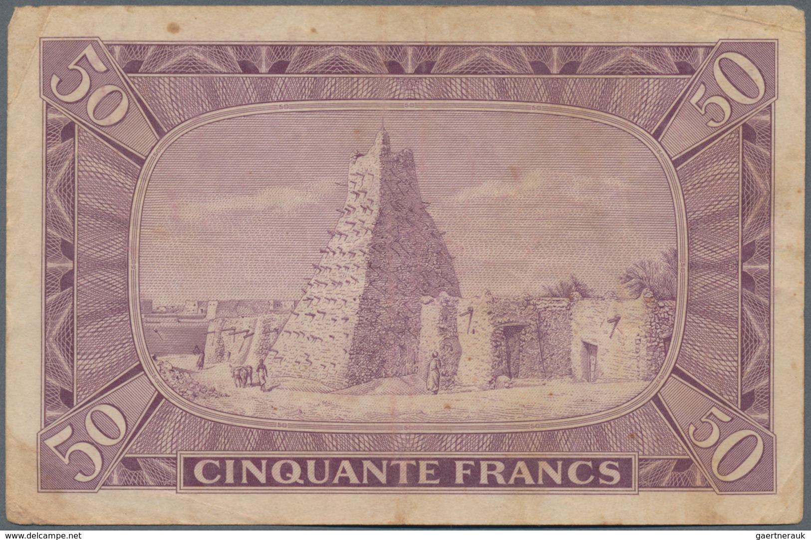 Mali: Set Of 2 Notes Containing 50 & 100 Francs 1960 P. 1, 2, Both In Similar Condition With Traces - Mali