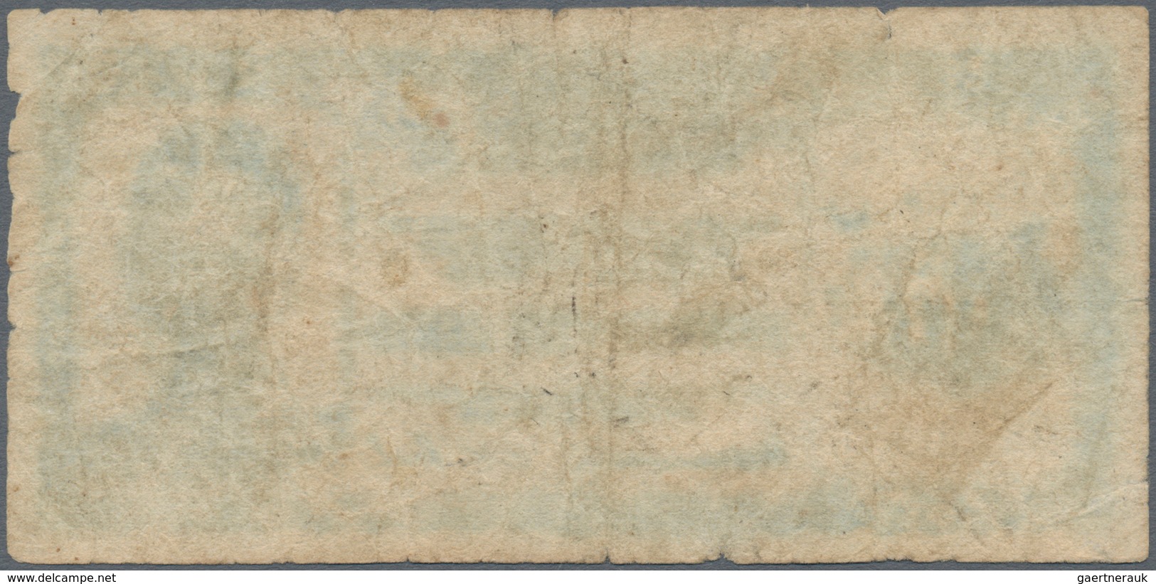 Mauritius: 25 Cents ND(1940) P. 24c, Used With Folds, Borders A Bit Worn, Minor Holes, No Repairs, N - Mauritius