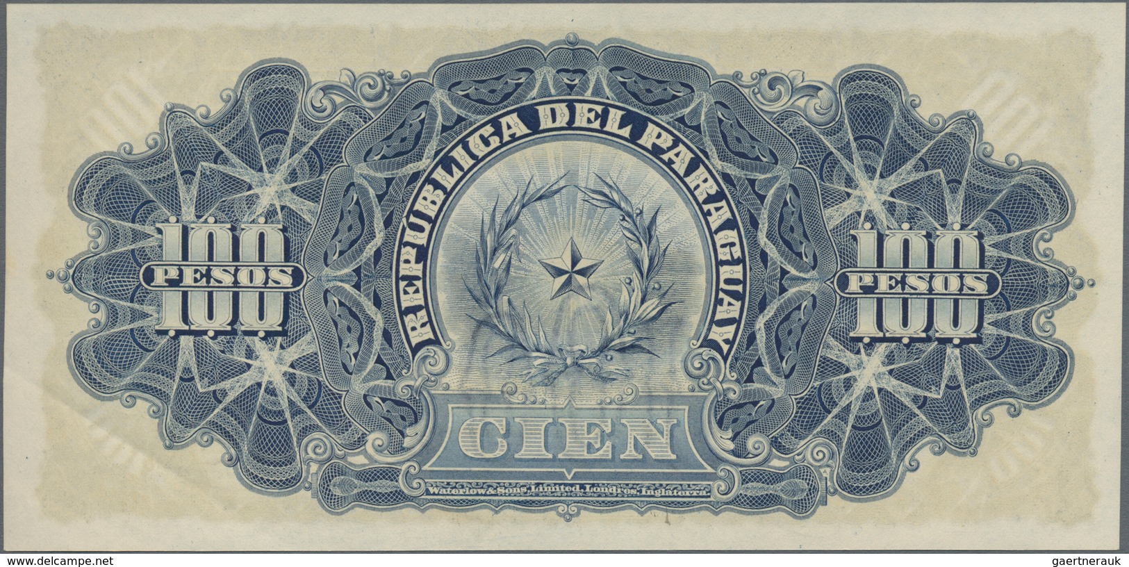 Paraguay: Very Nice Set With 7 Banknotes Of The "Tesoro Nacional" And "Banco De La Republica" Issues - Paraguay