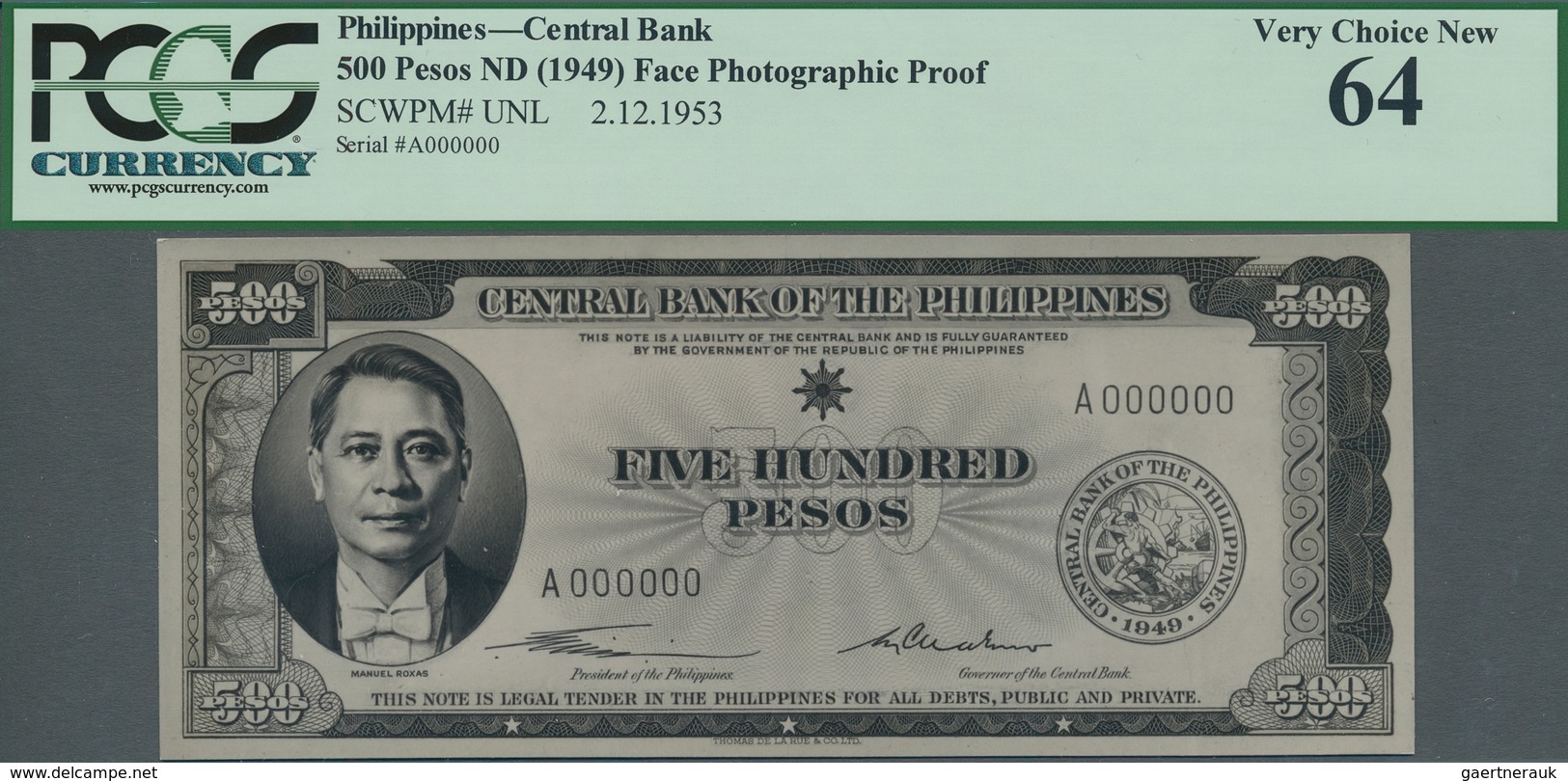 Philippines / Philippinen: Highly Rare Set With 3 Unlisted Archive Photographic Proofs For 2 Pesos B - Philippinen