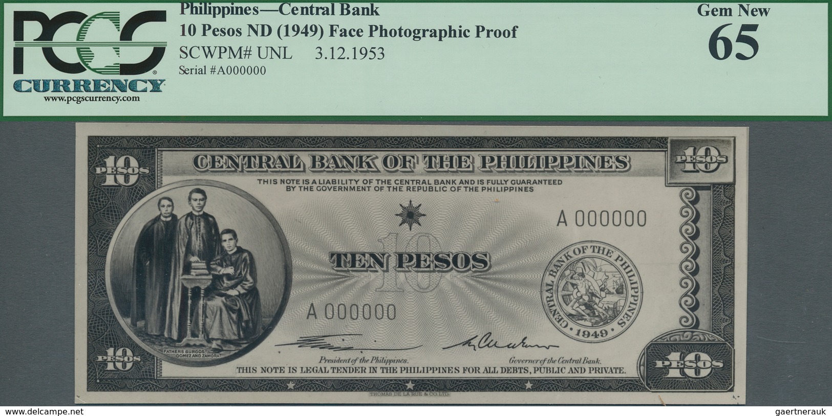 Philippines / Philippinen: Highly Rare Set With 3 Unlisted Archive Photographic Proofs For 2 Pesos B - Philippinen