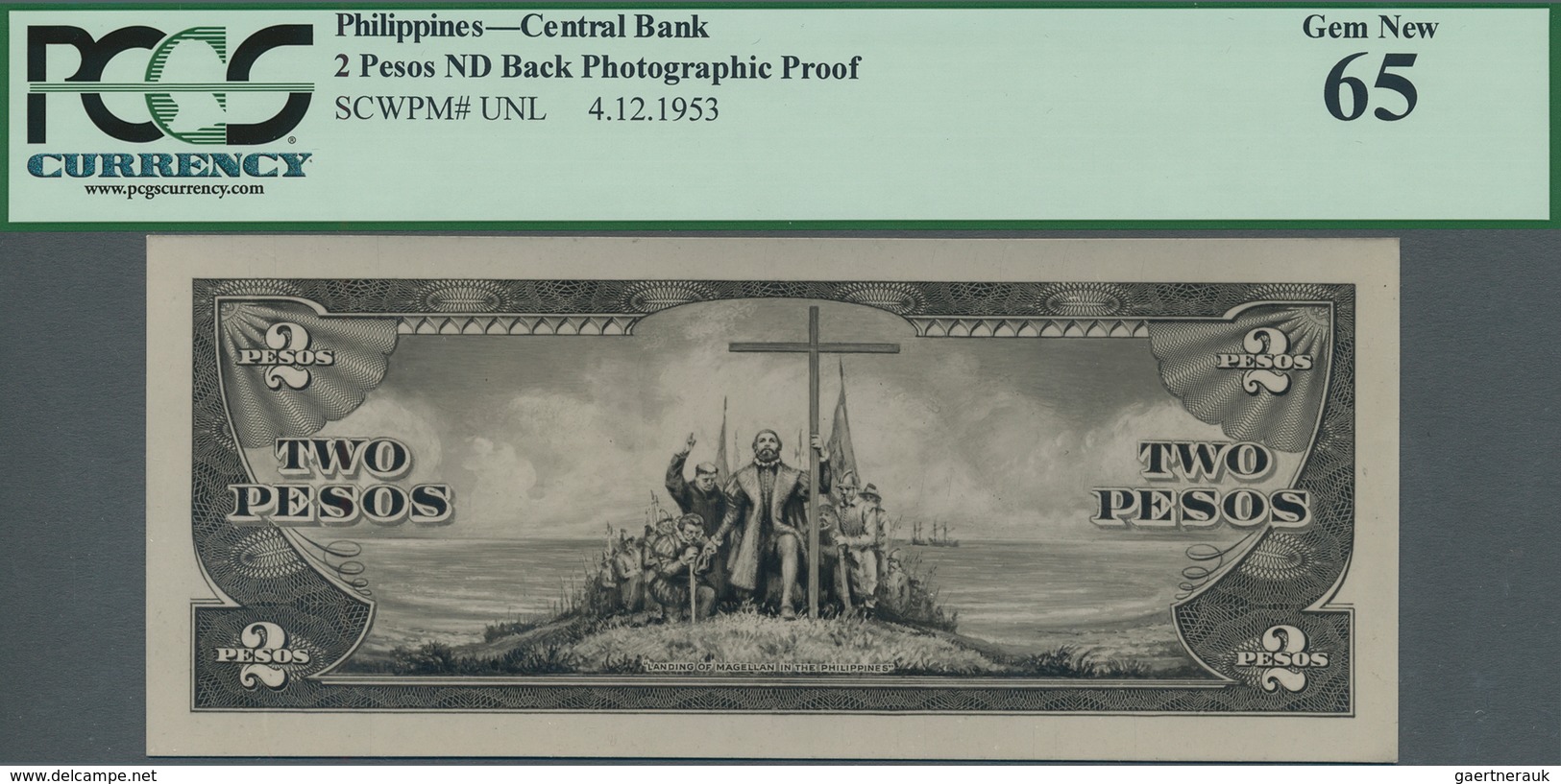 Philippines / Philippinen: Highly Rare Set With 3 Unlisted Archive Photographic Proofs For 2 Pesos B - Philippinen