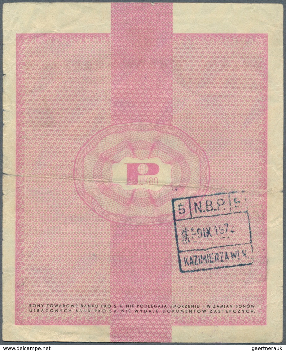 Poland / Polen: Bon Towarowy 50 Dollars 1960, P.FX19, Several Folds And Tiny Tears At Left And Right - Polen