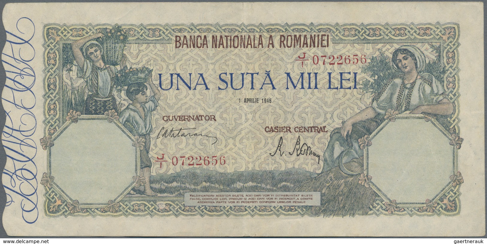 Romania / Rumänien: Banca Naţională a României set with 6 banknotes 20 Lei 1917 and 1929, P.20 (F, o