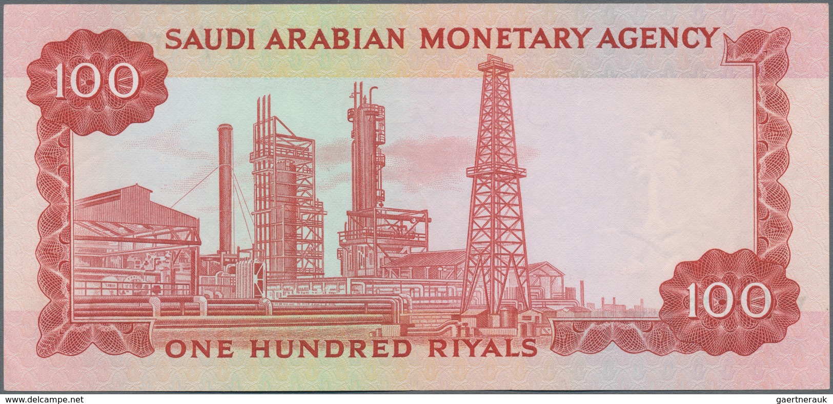 Saudi Arabia  / Saudi Arabien: 100 Riyals L. AH1379 ND(1968), P.15a, Almost Perfect Condition With A - Arabia Saudita