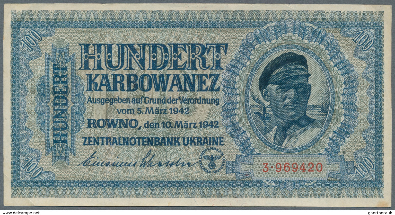 Ukraina / Ukraine: Very Nice Set With 3 Banknotes 25 Karbovantsiv 1919, 100 Karbovantsiv 1918 And 10 - Ukraine