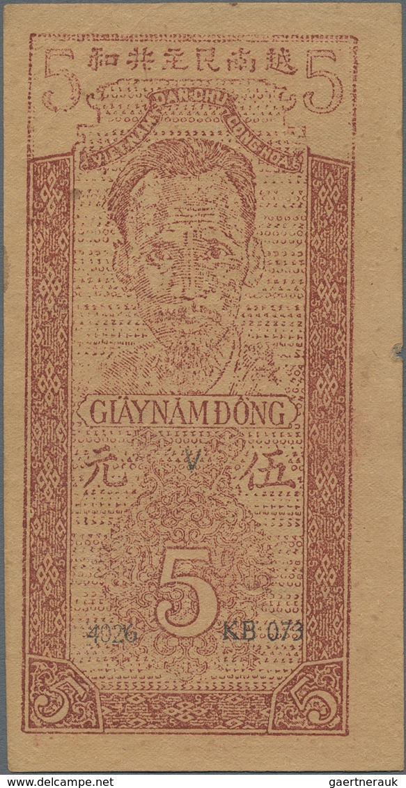 Vietnam: Very Nice Set With 20 Banknotes Of The Early Series Of North Vietnam From 1946-1949 Includi - Vietnam