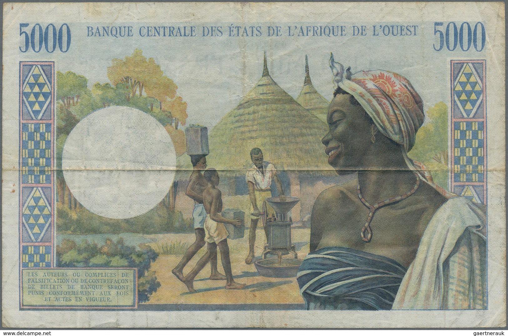 West African States / West-Afrikanische Staaten: Banque Centrale Des États De L'Afrique De L'Ouest 5 - Stati Dell'Africa Occidentale