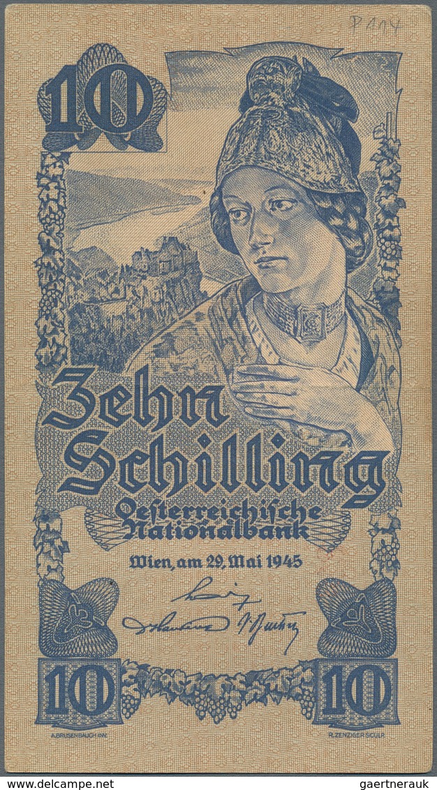 Austria / Österreich: Lot With 27 Banknotes Comprising For Example 100.000 Kronen 1922 P.81 In F, 10 - Oesterreich