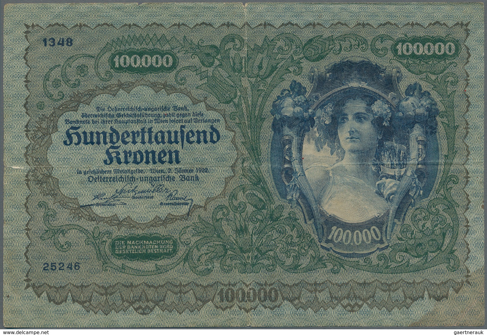 Austria / Österreich: Lot With 27 Banknotes Comprising For Example 100.000 Kronen 1922 P.81 In F, 10 - Oesterreich