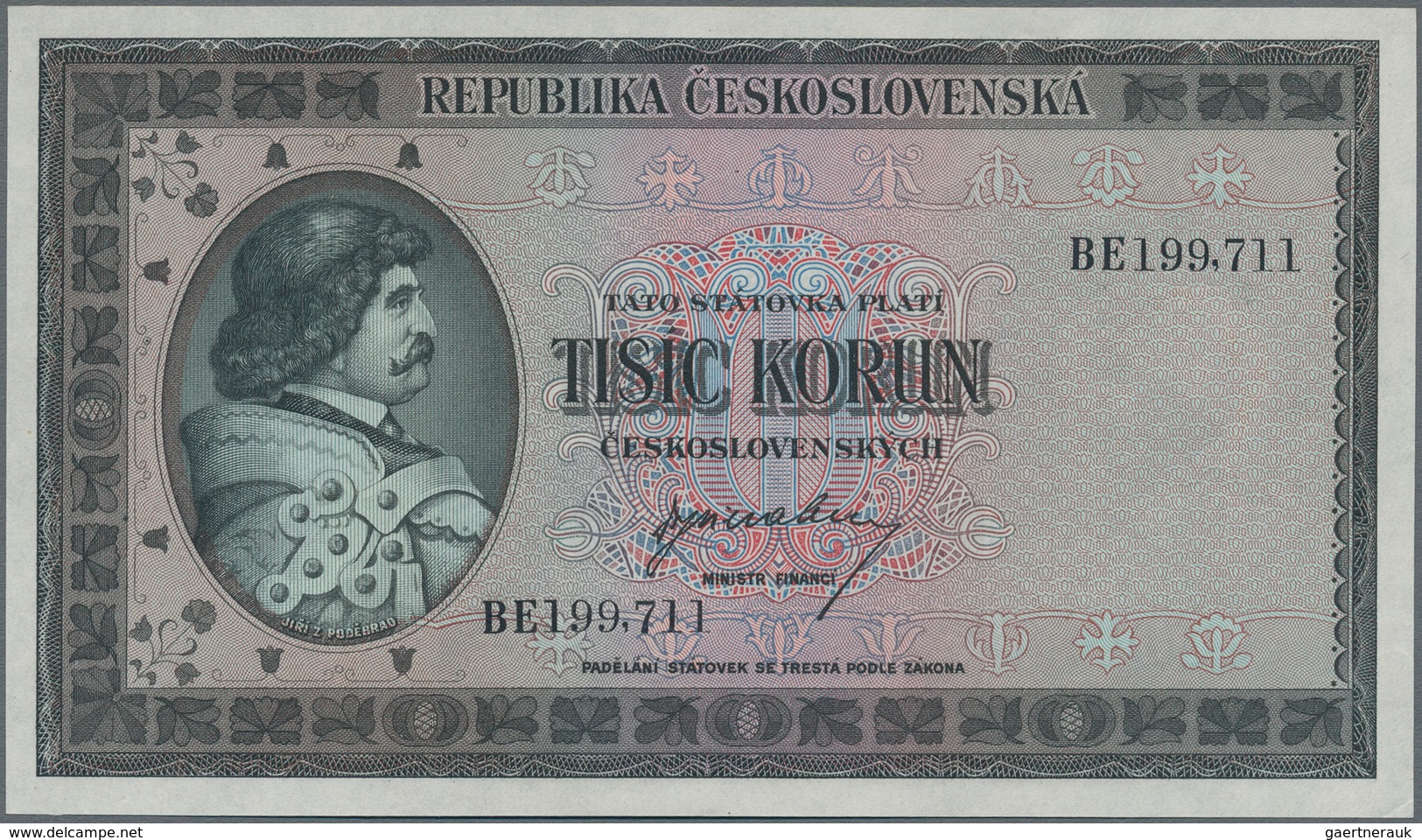 Czechoslovakia / Tschechoslowakei: Huge collectors album with more than 280 banknotes Austria, Czech