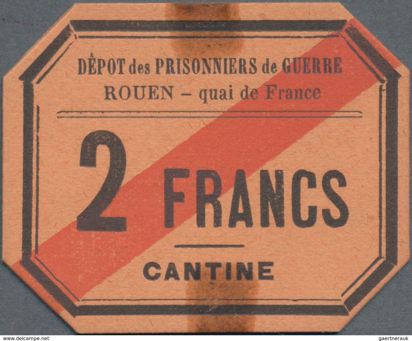 France / Frankreich: Collectors Album With 46 Pcs. French POW Camp Money WW I, For Example Union Min - Other & Unclassified