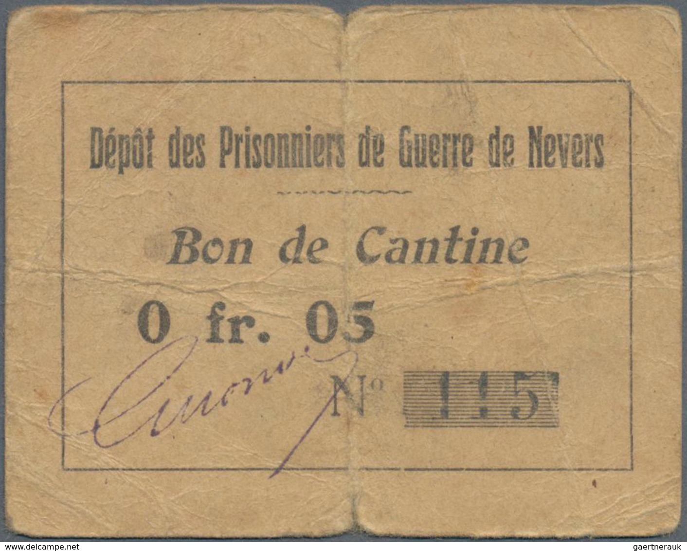France / Frankreich: Collectors Album With 46 Pcs. French POW Camp Money WW I, For Example Union Min - Altri & Non Classificati
