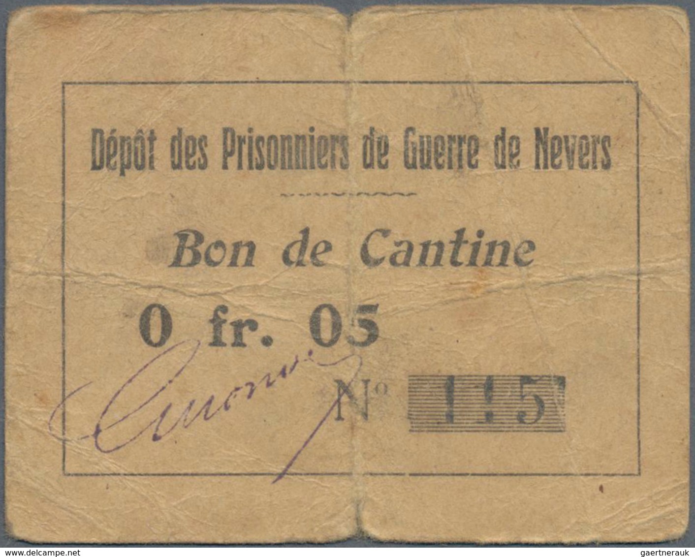 France / Frankreich: Collectors Album With 46 Pcs. French POW Camp Money WW I, For Example Union Min - Sonstige & Ohne Zuordnung