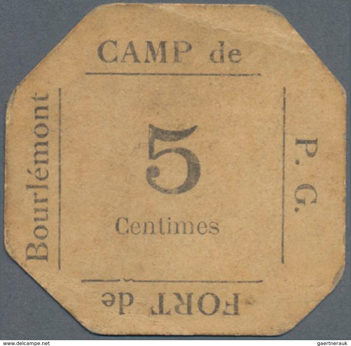 France / Frankreich: Collectors Album With 46 Pcs. French POW Camp Money WW I, For Example Union Min - Sonstige & Ohne Zuordnung