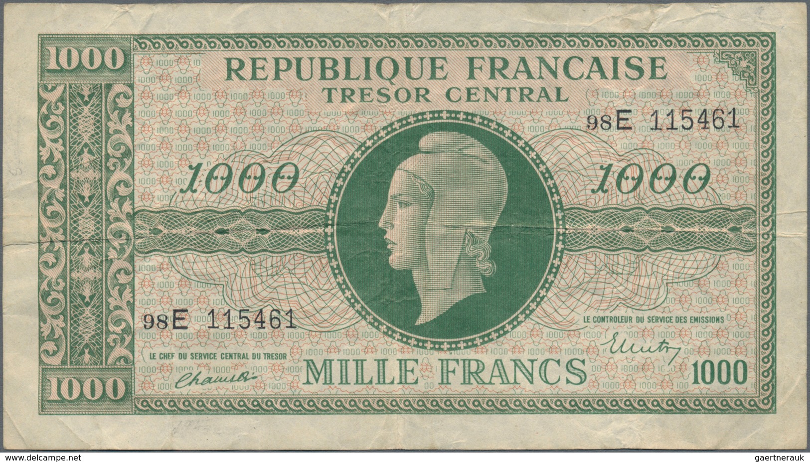 France / Frankreich: Interesting Lot With 29 Banknotes From 1912 To The 1950's Comprising For Exampl - Other & Unclassified