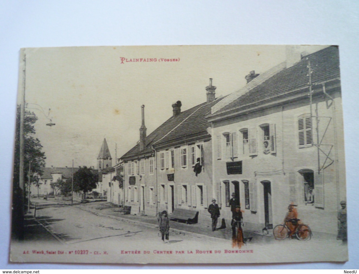 GP 2019 - 1174  PLAINFAING  (Vosges)  :  Entrée Du Centre Par Le Route Du Bonhomme   XXX - Plainfaing