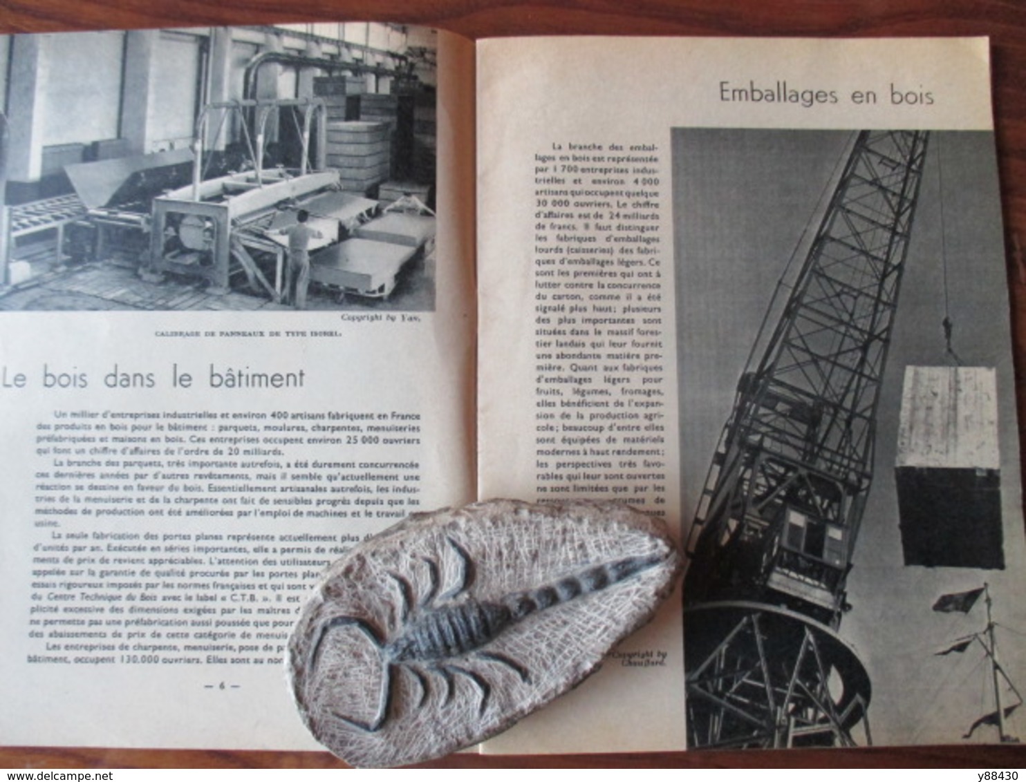 Livret Sur Les NOUVEAUX EMPLOIS DU BOIS  - Année 1956 - 32 Pages - 16 Photos - Bricolage / Tecnica