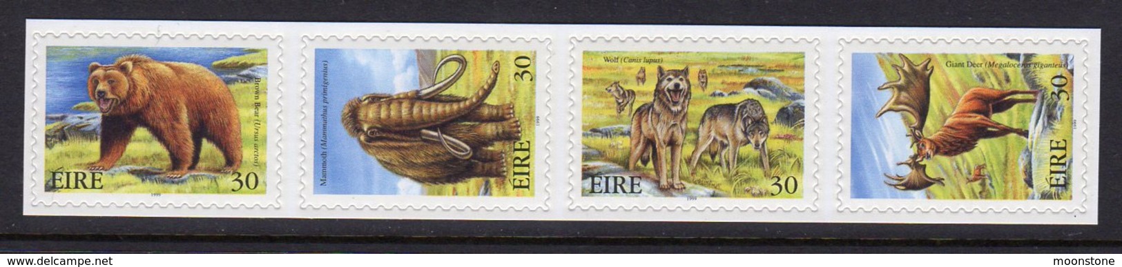 Ireland 1999 Extinct Irish Animals Self-adhesive Strip Of 4, MNH, SG 1275/8 - Ungebraucht