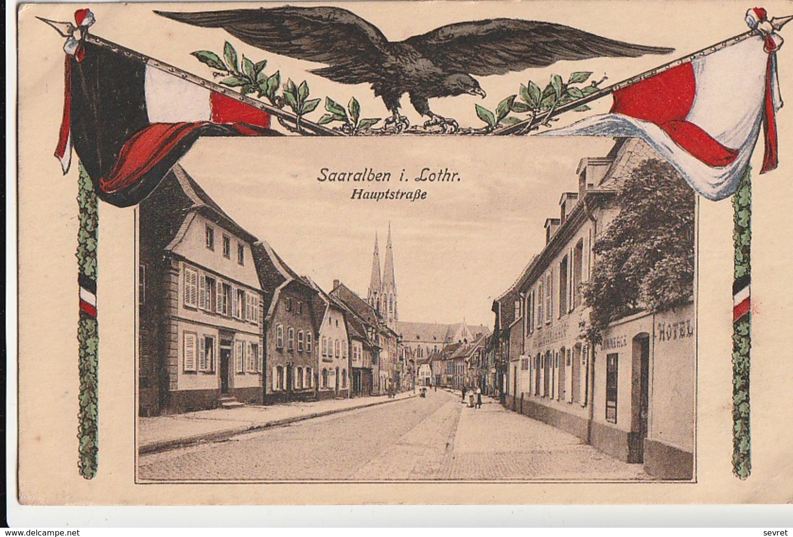 SAARALBEN I, Lothringen. - HauptstraBe. Carte Très RARE - Sarralbe