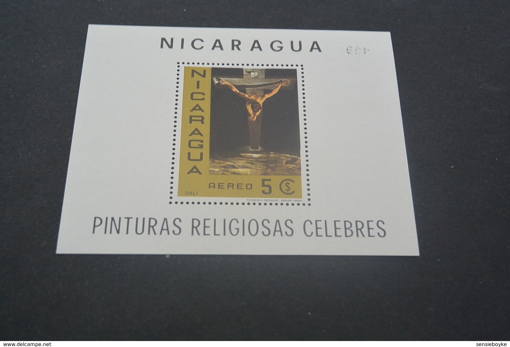 K21263 - Bloc MNH Nicaragua - 1968 - Religious Painting - Dali - Tableaux