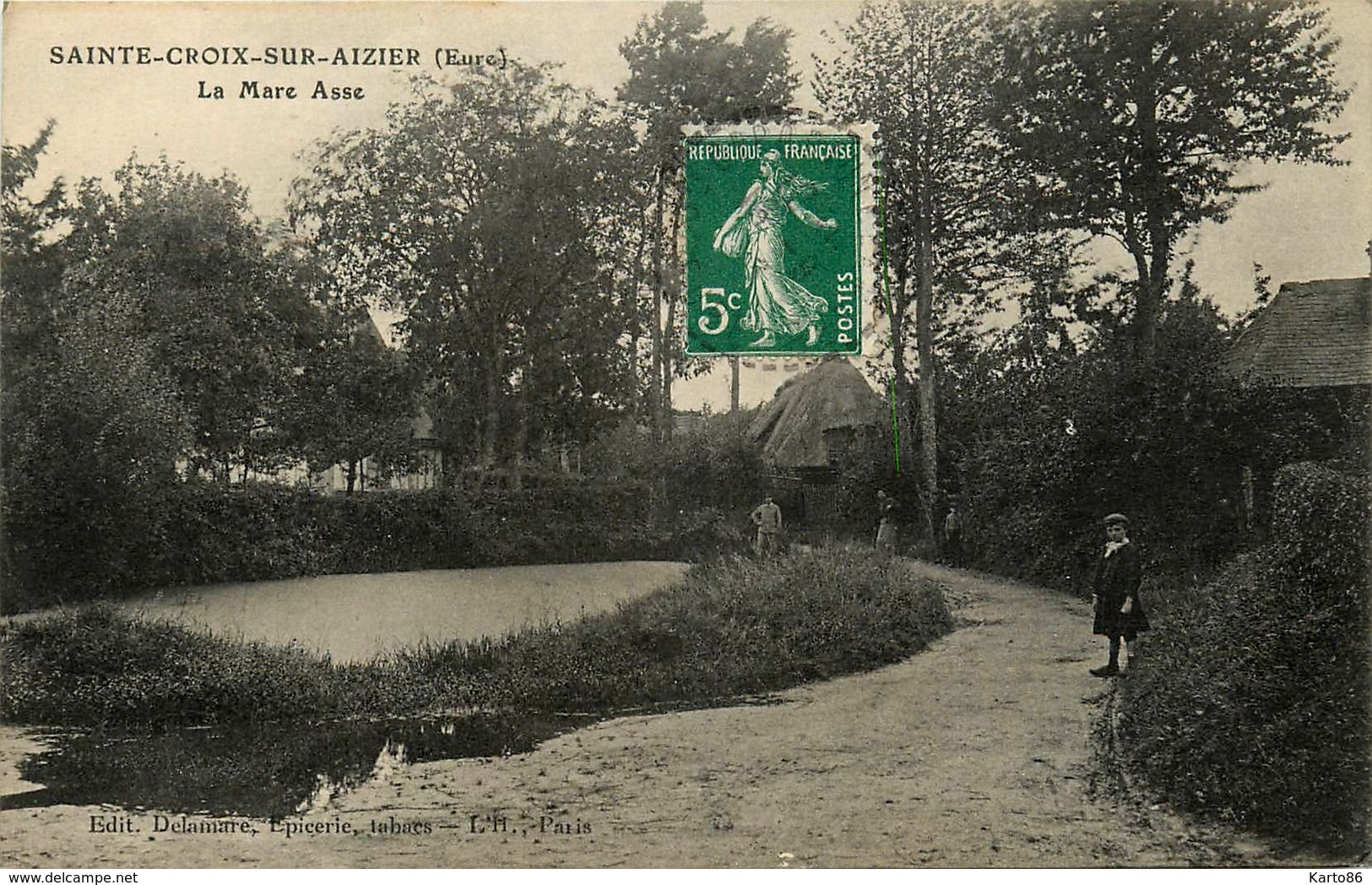 Sainte Croix Sur Aizier * La Mare Asse - Autres & Non Classés