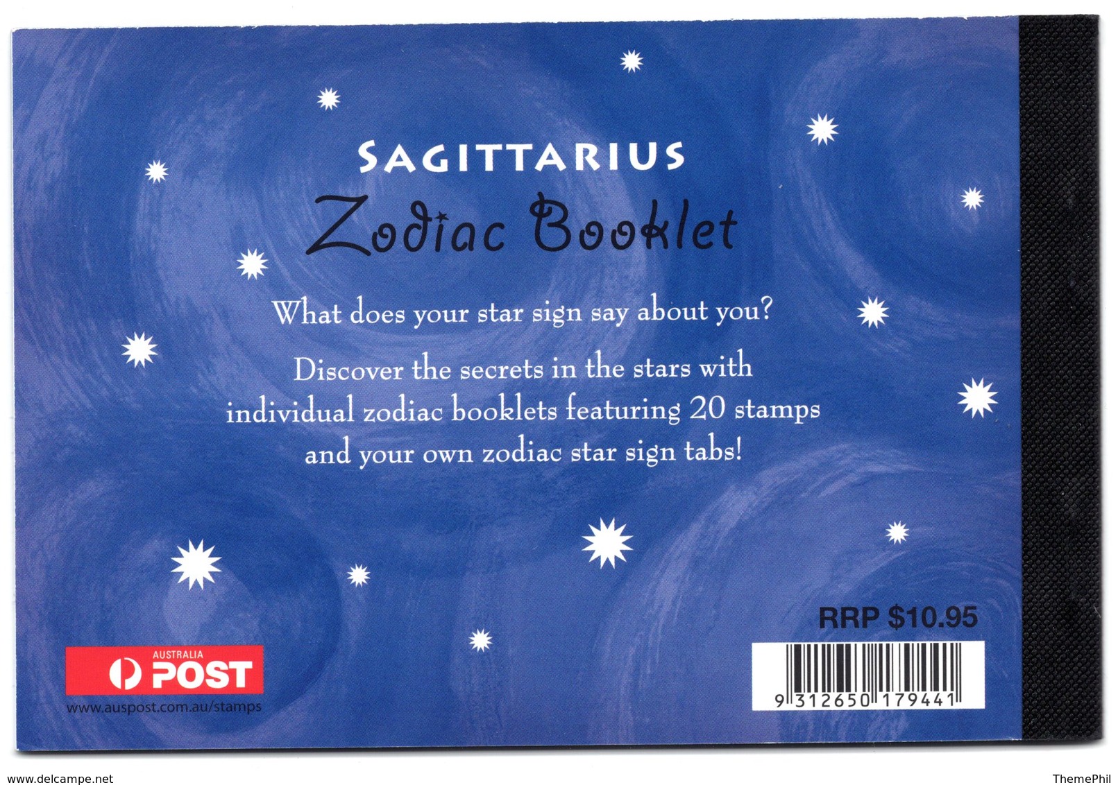 Australia Australië 2005 Prestige Booklet Zodiac Sagittarius Sterrenbeeld Boogschutter - Astrology