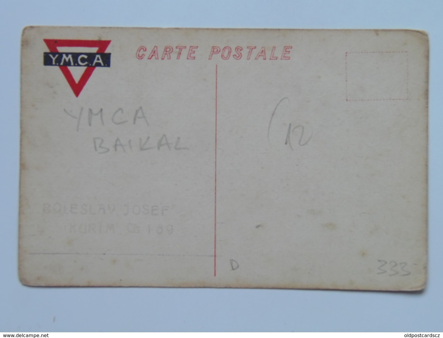 Russia 333 Baykal Siberia Ymca 1920 Ship - Russie