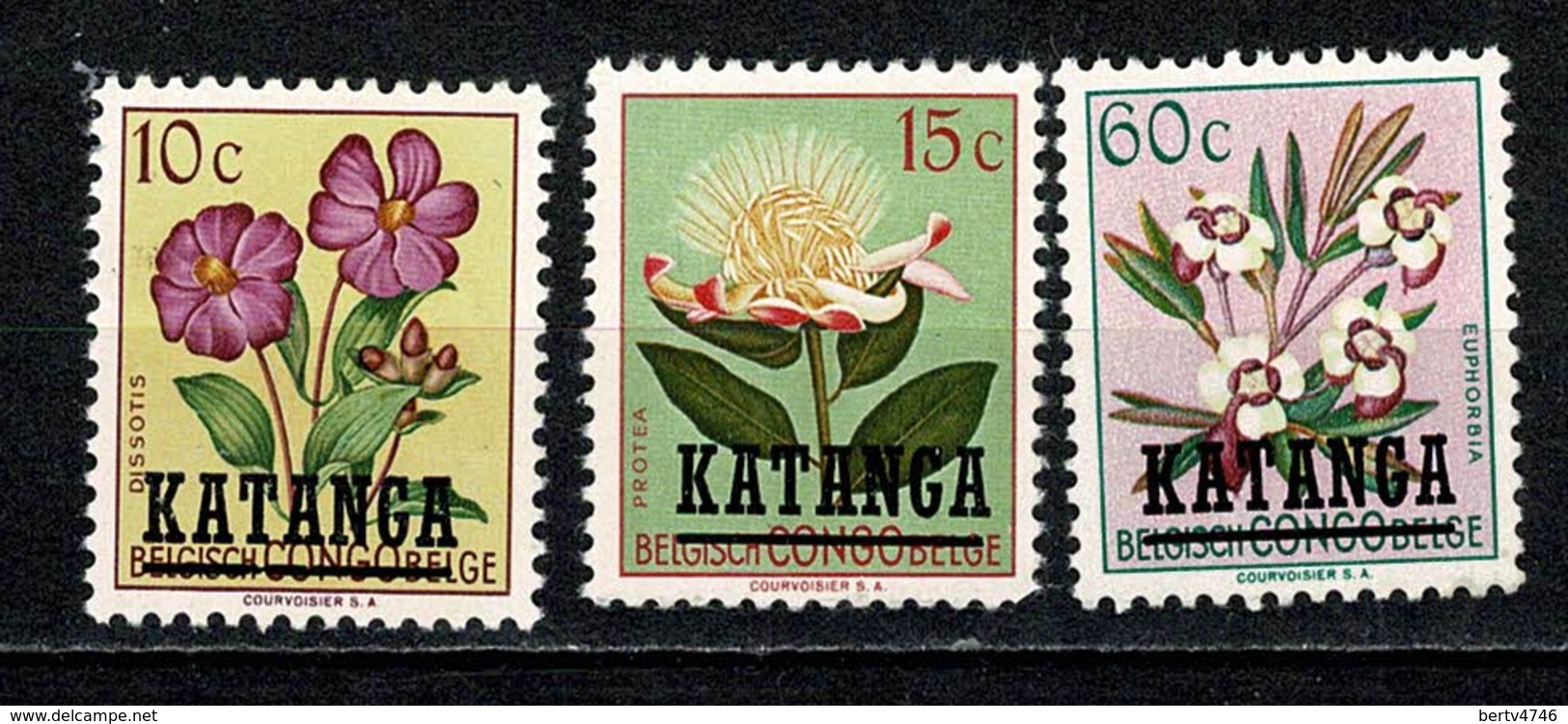 Katanga 1960 OBP/COB 23/24, 29 Nieuw Zonder Gom / Neuf Sans Gomme (2 Scans) - Katanga