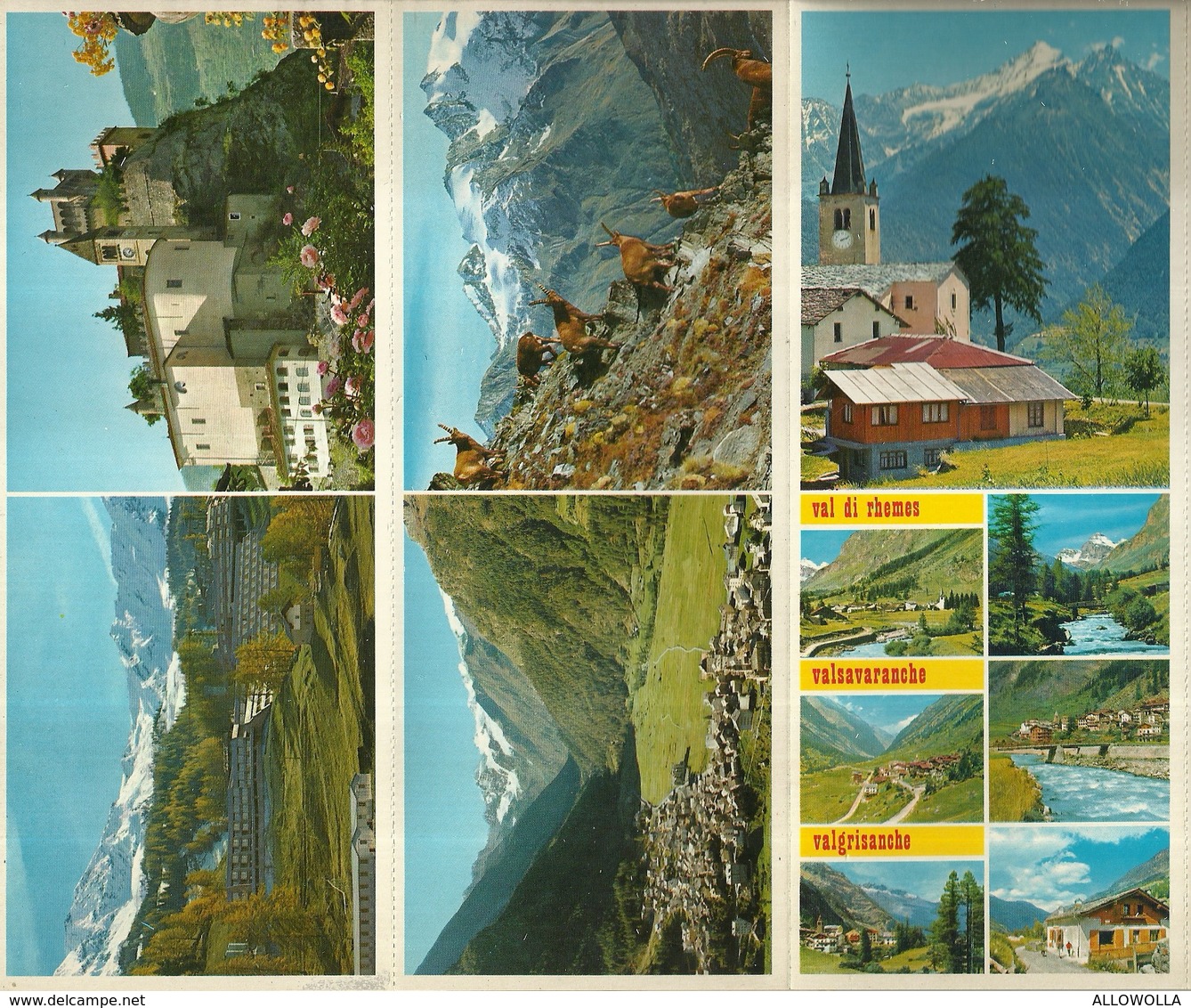 3572 " VALLE D'AOSTA-39 VEDUTE A COLORI " ORIGINALE