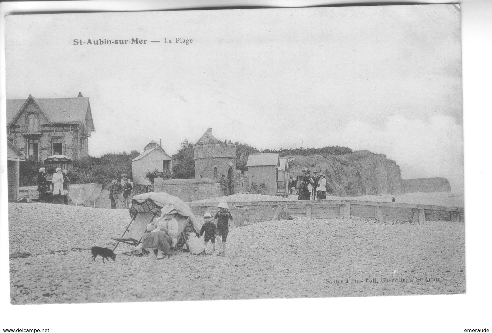 SAINT AUBIN SUR MER  La Plage - Saint Aubin