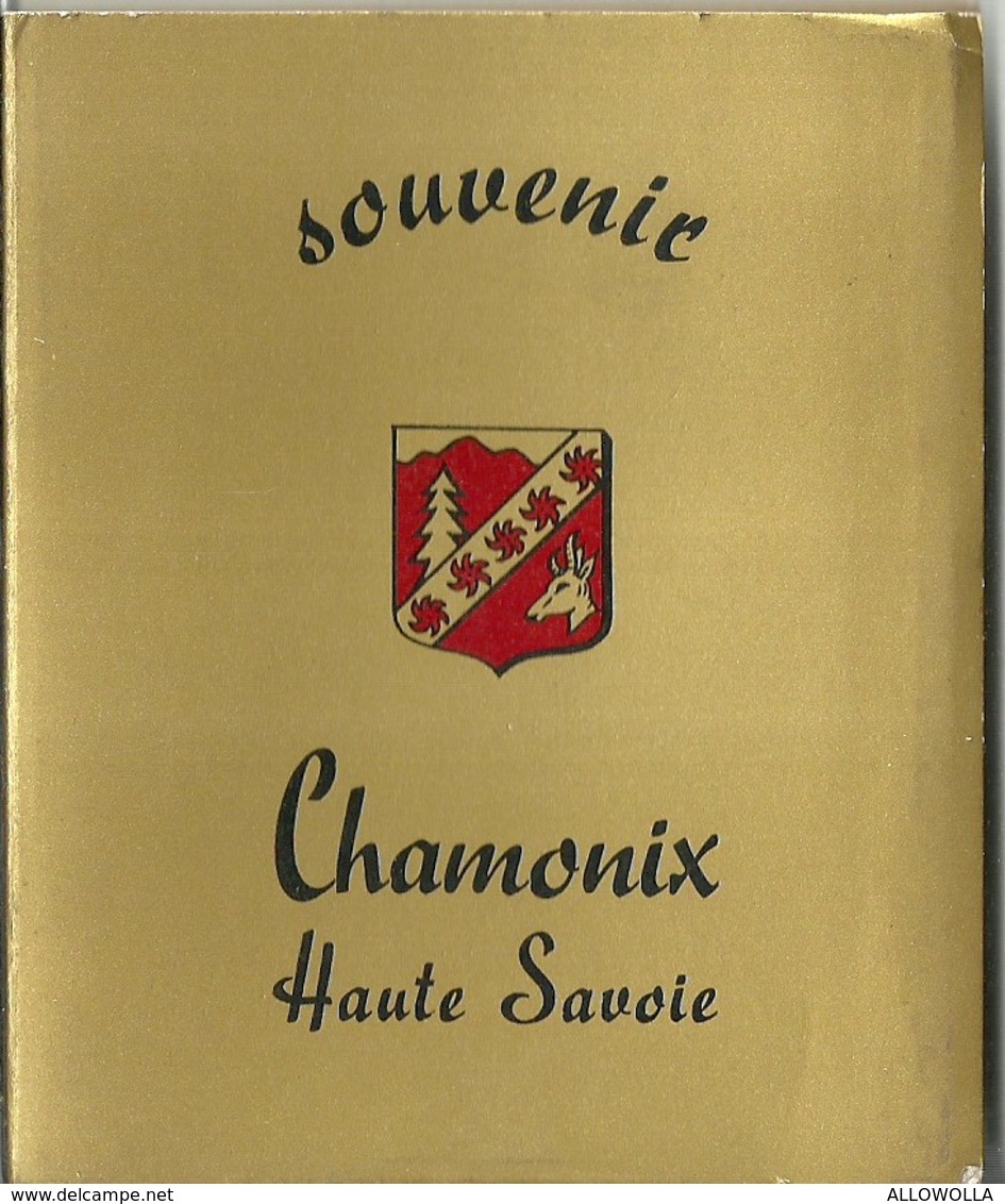 3577 " SOUVENIR CHAMONIX HAUTE SAVOIE-12 VEDUTE A COLORI " ORIGINALE - Dépliants Turistici