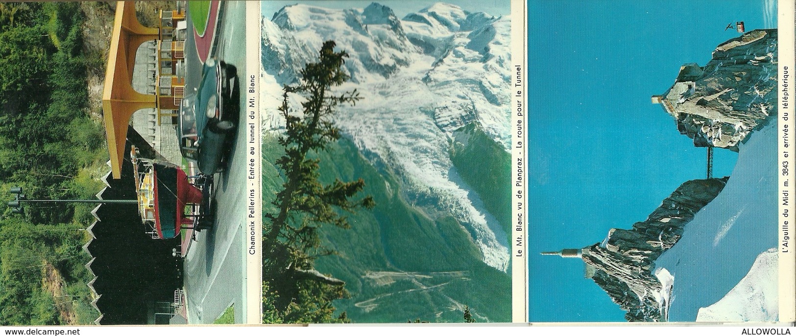 3577 " SOUVENIR CHAMONIX HAUTE SAVOIE-12 VEDUTE A COLORI " ORIGINALE - Dépliants Turistici