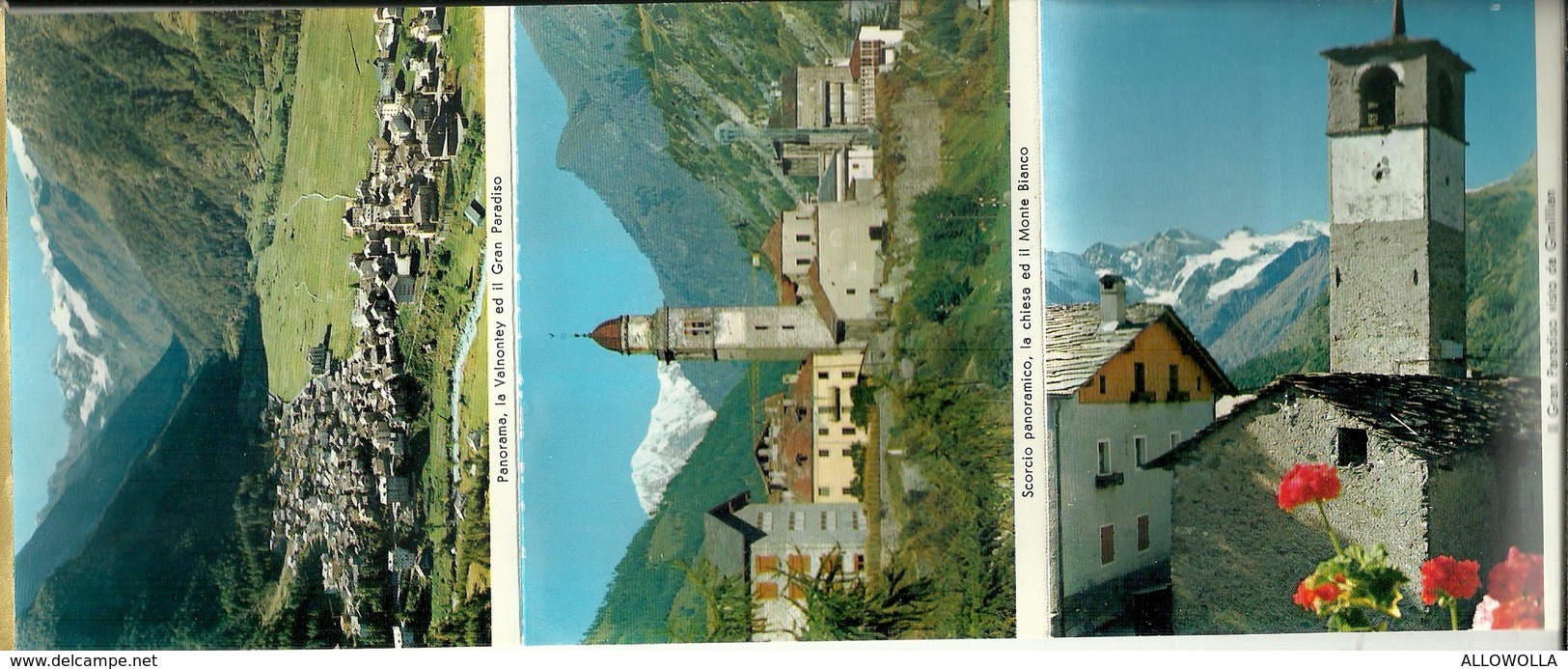 3578 " SOUVENIR COGNE-PARCO NAZIONALE DEL GRAN PARADISO -12 VEDUTE A COLORI " ORIGINALE - Dépliants Turistici