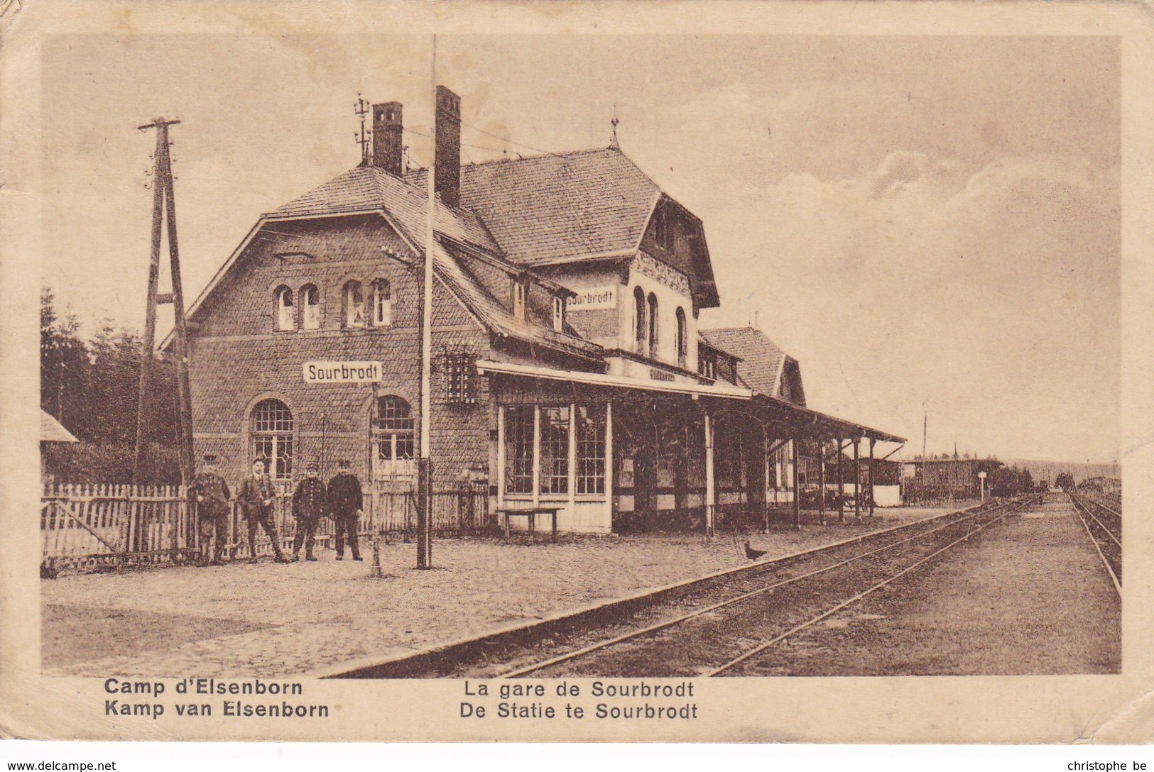 Kamp Van Elsenborn, De Statie Te Sourbrodt (pk60517) - Elsenborn (camp)