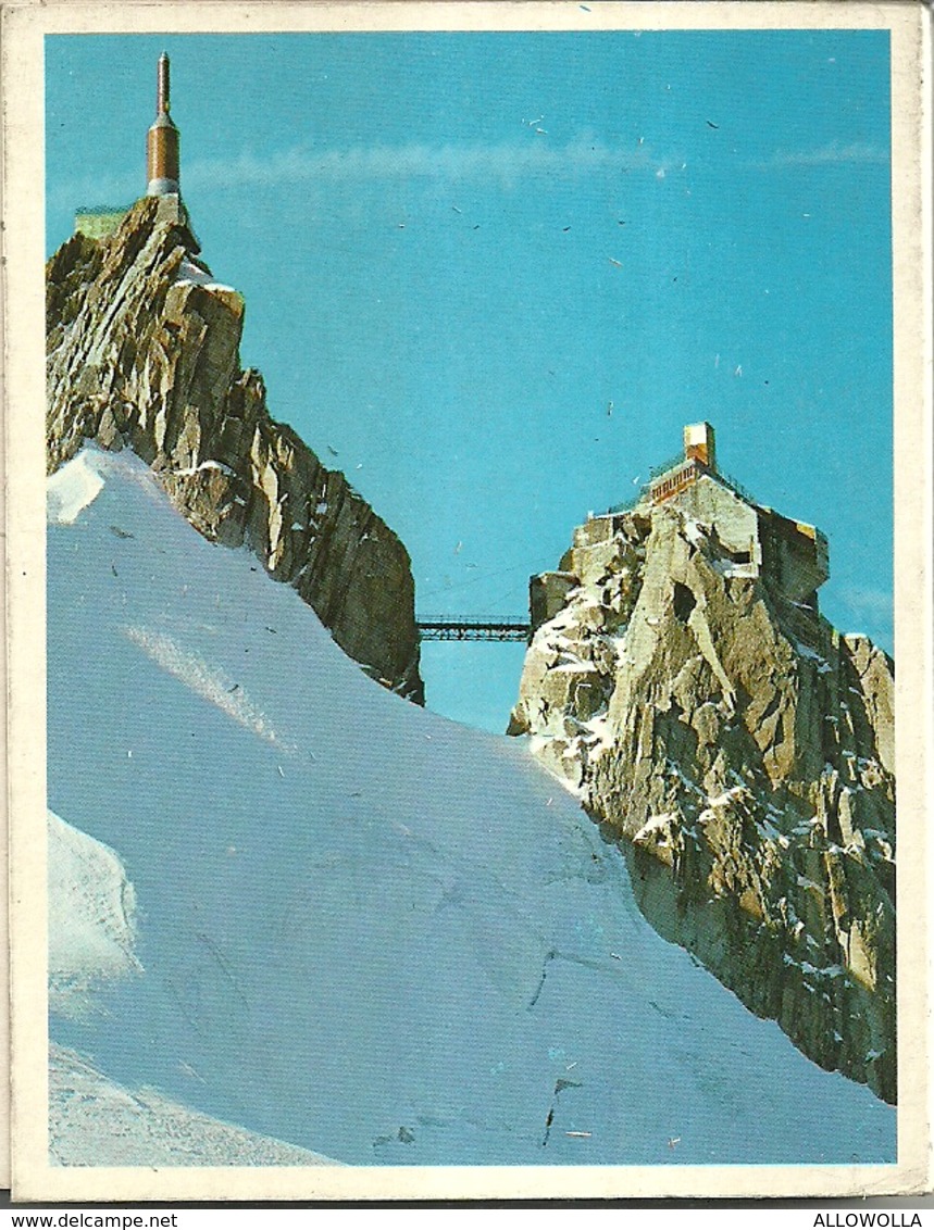 3584 "CHAMONIX MONT BLANC-20 VEDUTE A COLORI(18+2)" ORIGINALE - Dépliants Turistici