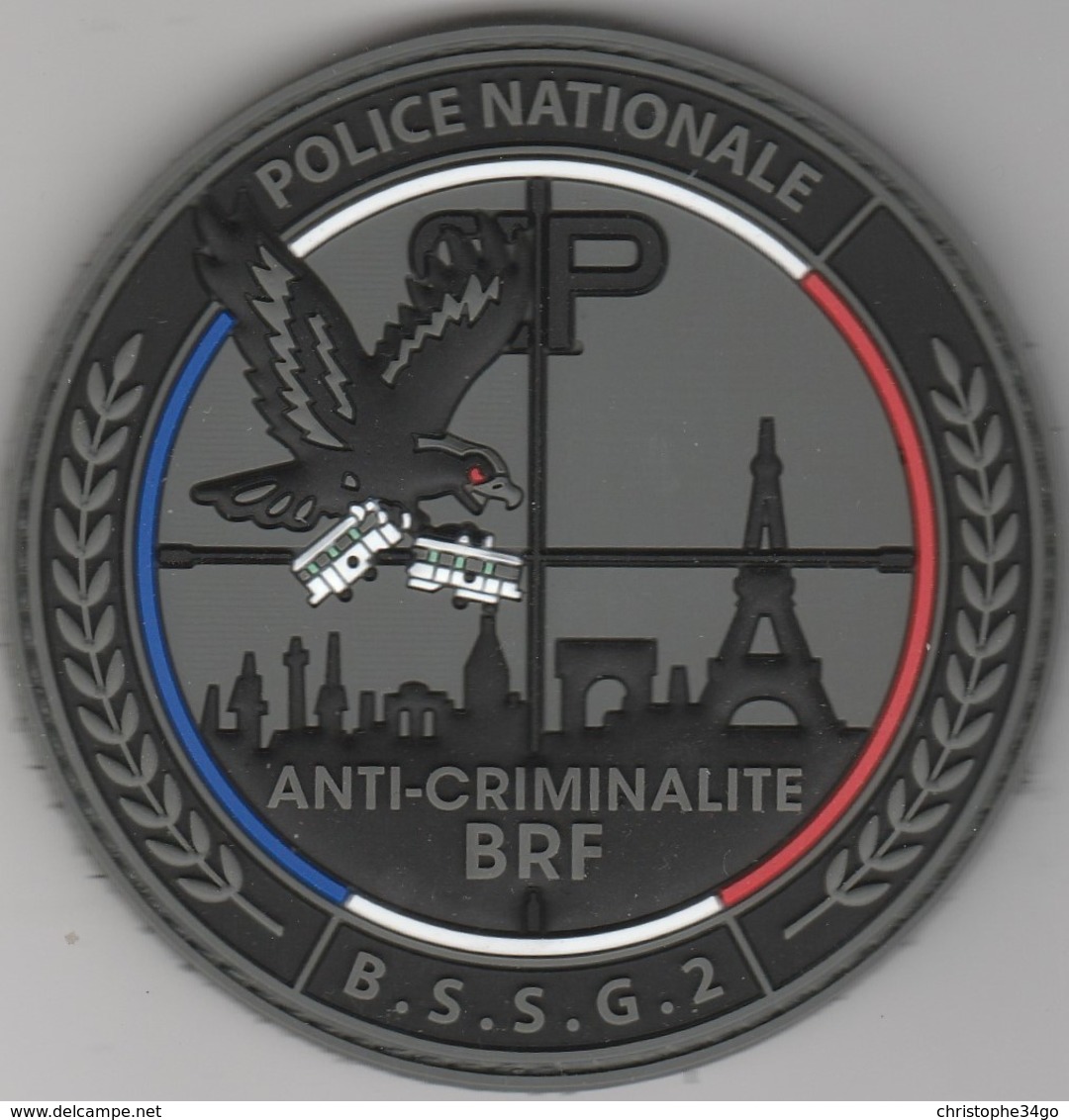 Écusson Police - BRF Anti-Criminalité BSSG 2 - Police & Gendarmerie