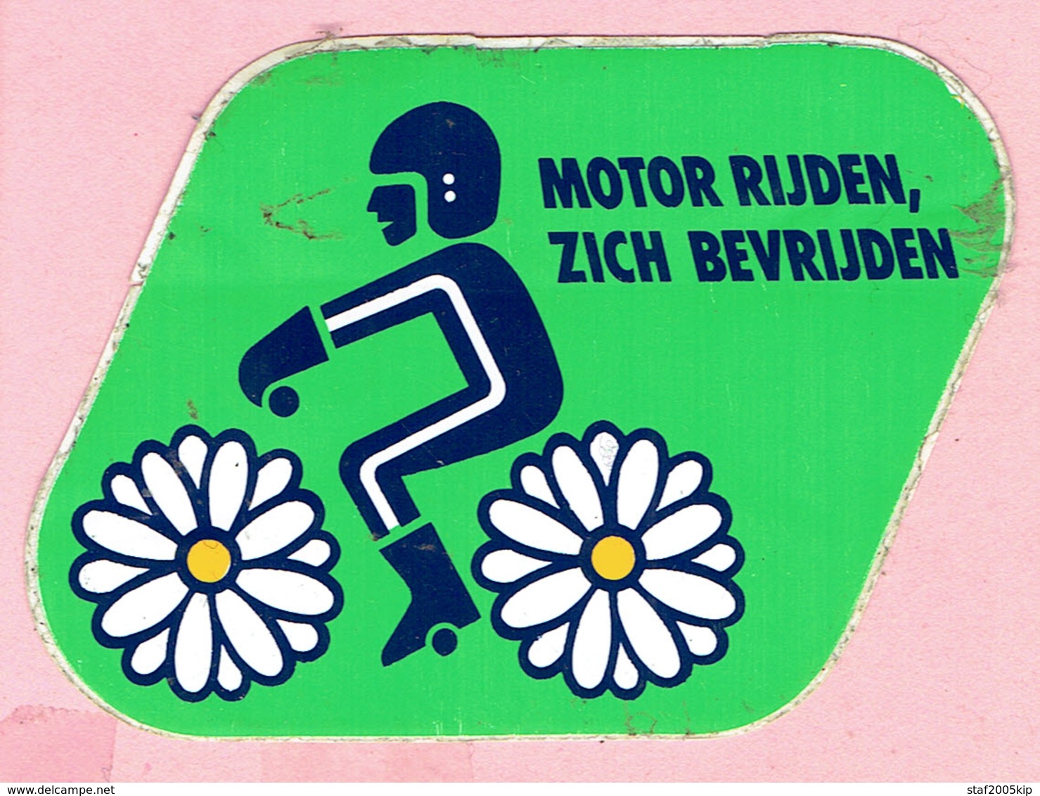 Sticker - MOTOR RIJDEN,ZICH BEVRIJDEN - Autocollants