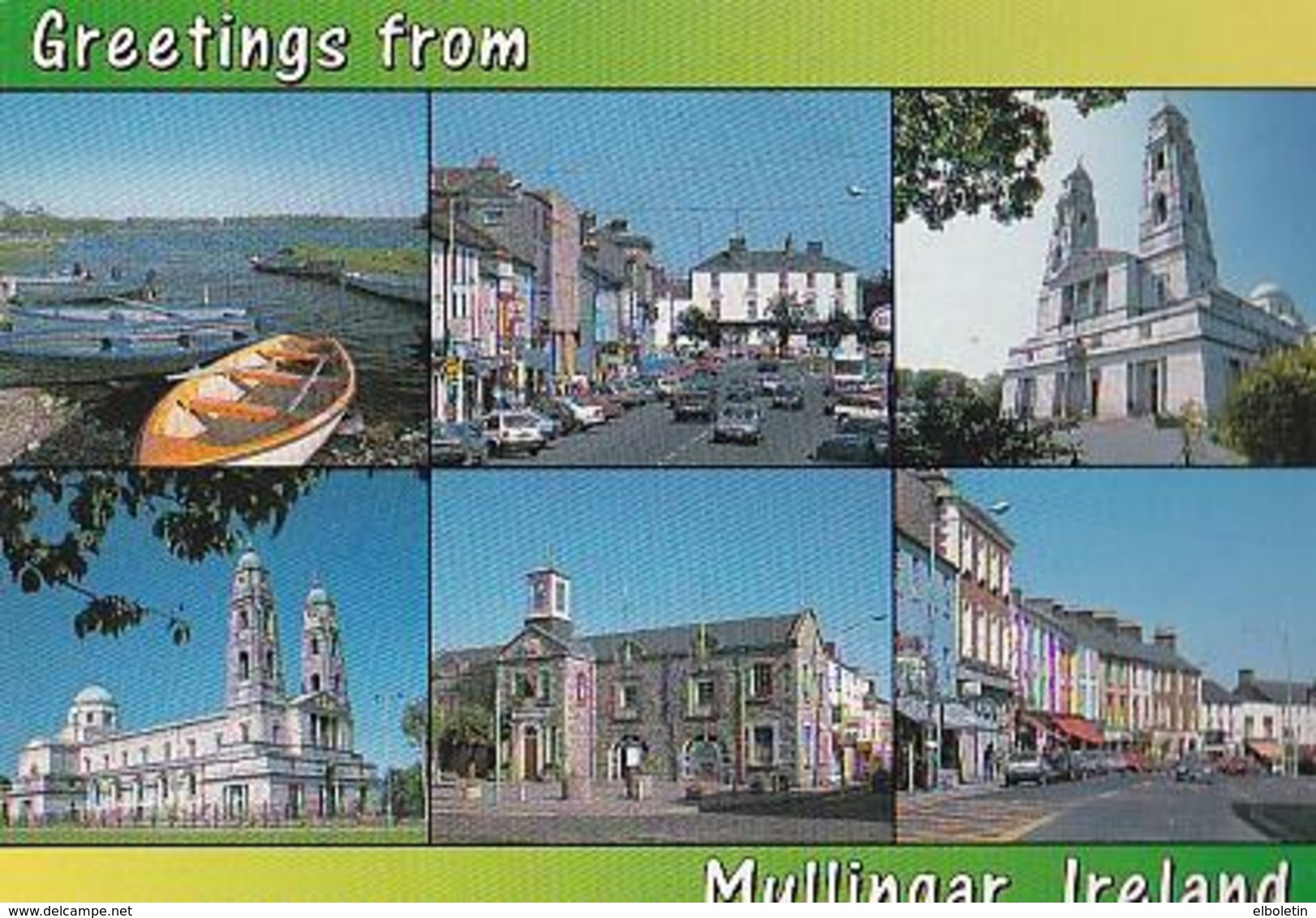 POSTAL B02253: Greetings From Mullingar Ireland. - Ohne Zuordnung