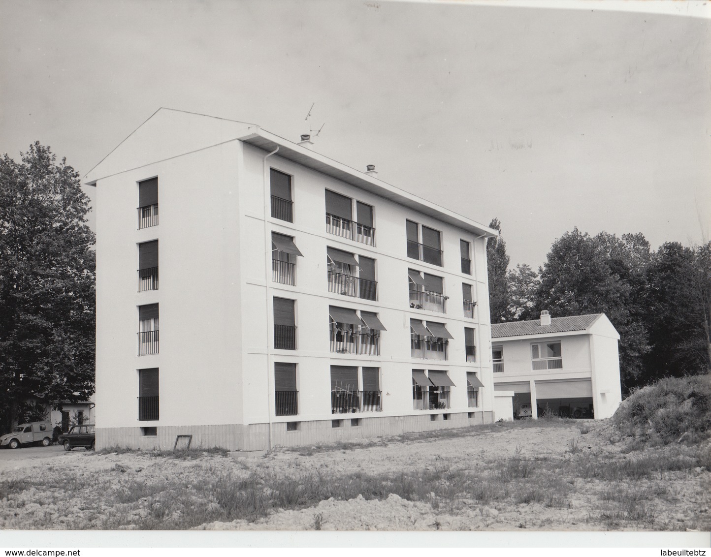 PAYS BASQUE - CAMBO LES BAINS - Douanes - Lot De 5 Photos - Peugeot Renault 4L Dauphine   PRIX FIXE - Lieux