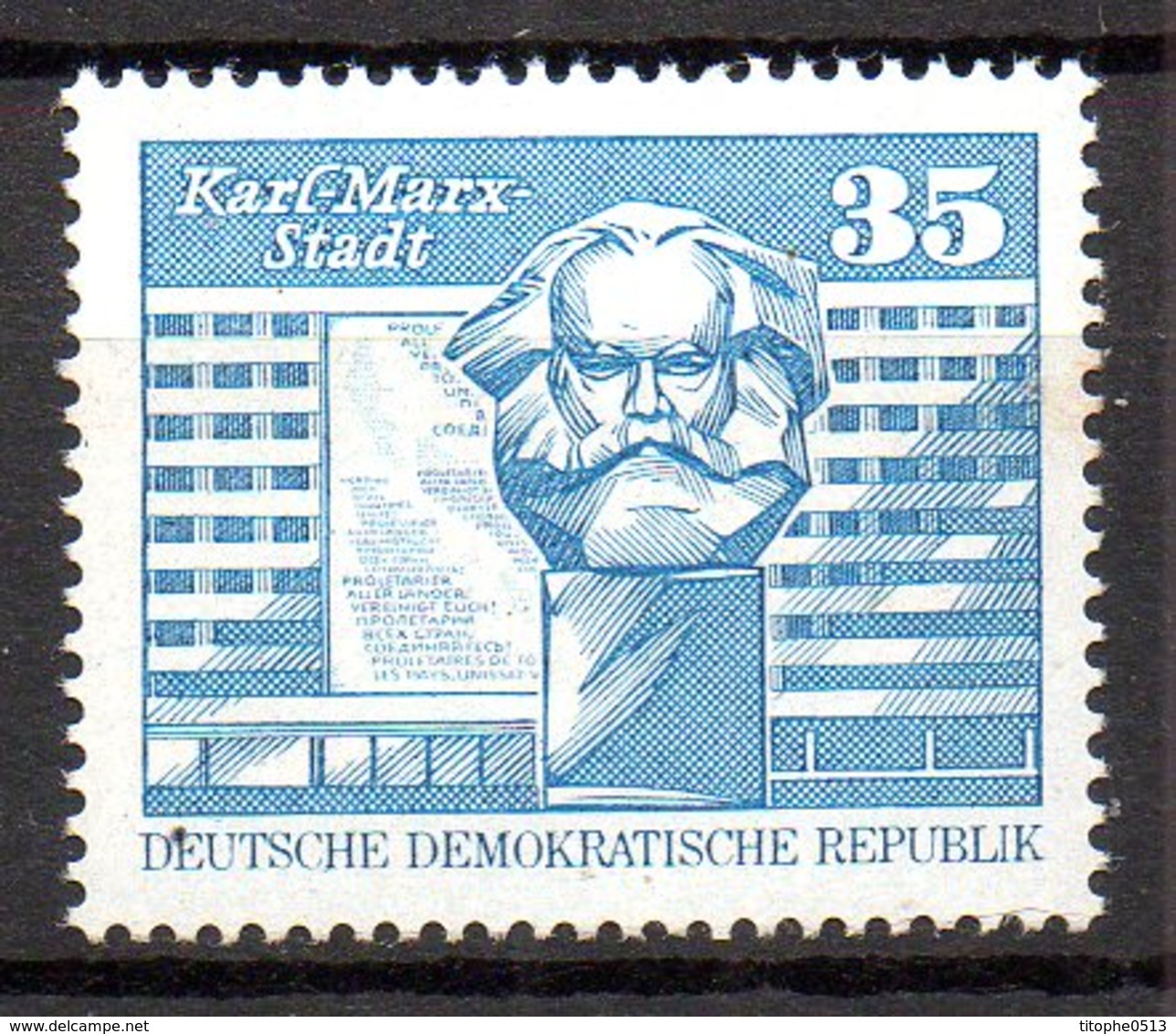 RDA. N°1506 De 1973-74. Karl Marx. - Karl Marx