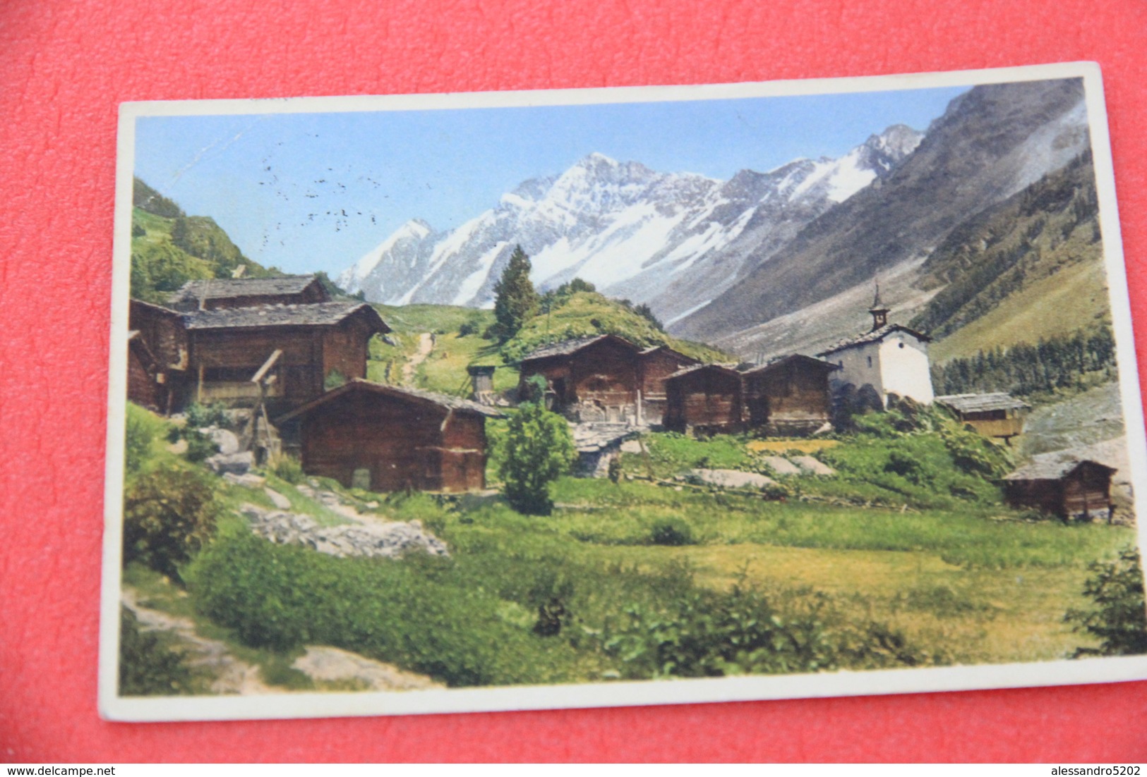 Valais Eisten In Lotschen Sattelhorn Schienhorn 1931 - Eisten