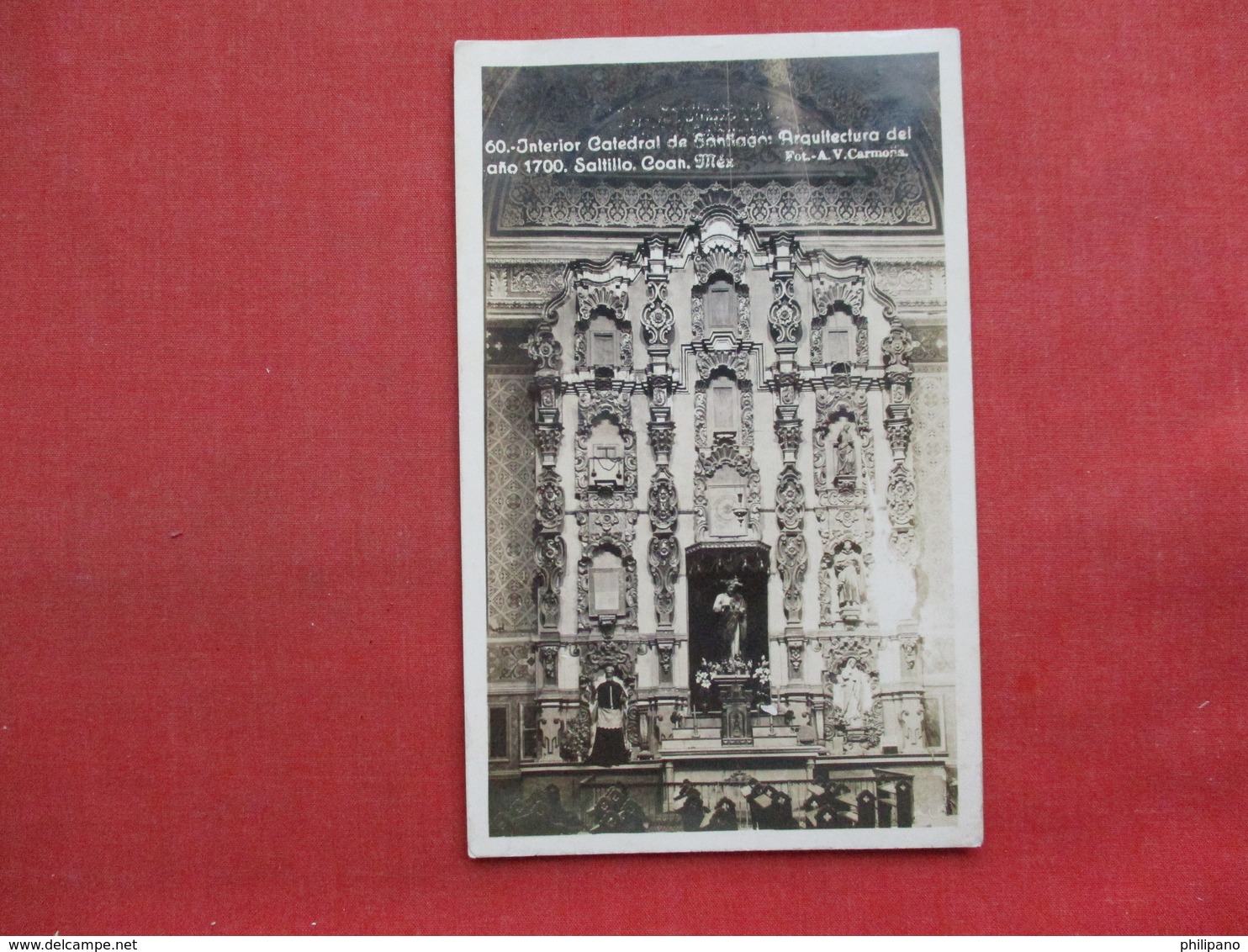 RPPC       Mexico    Cathedral De Santiagn Saltillo Ref 3358 - Mexico