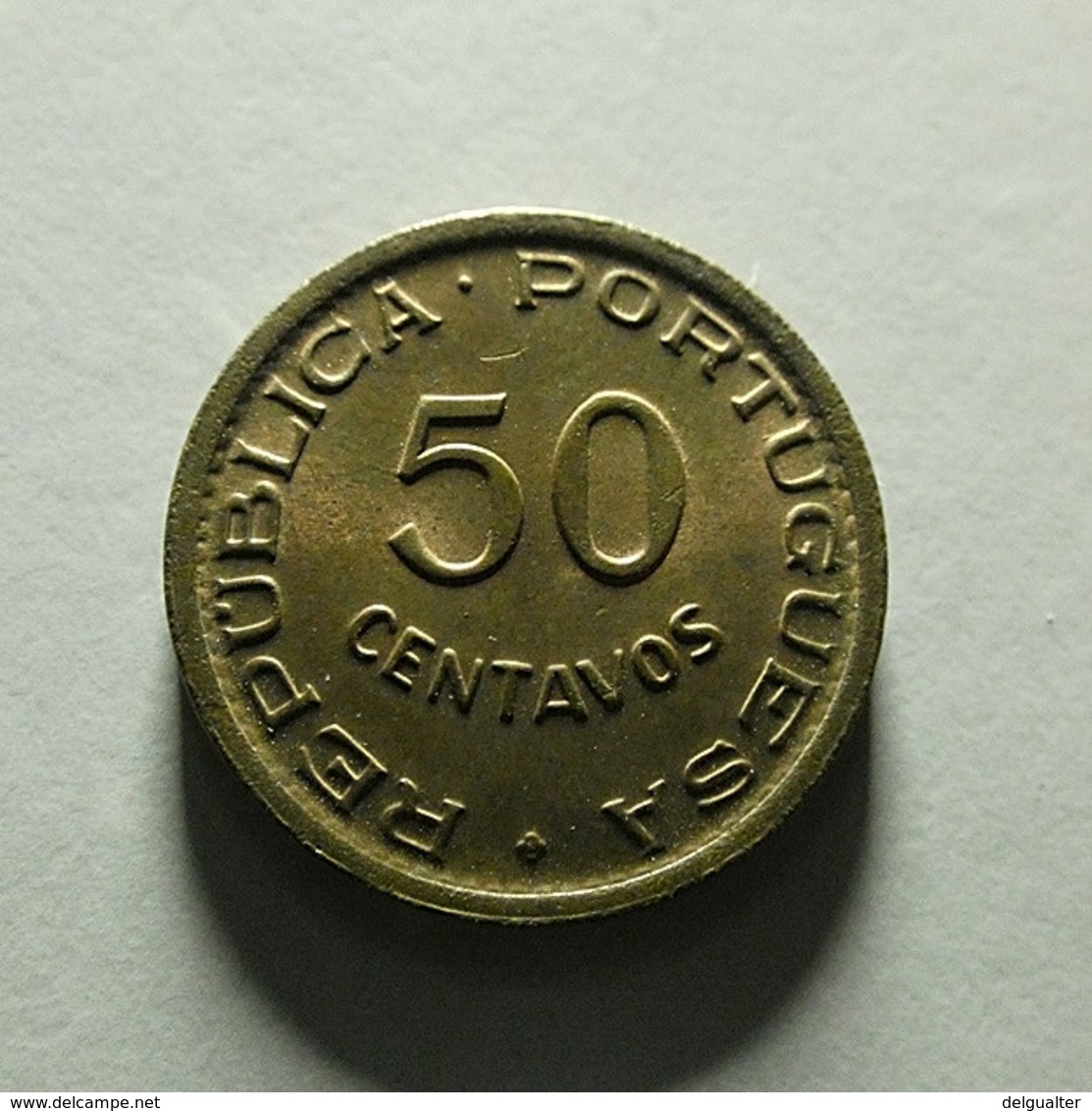 Portuguese Angola 50 Centavos 1954 - Portugal