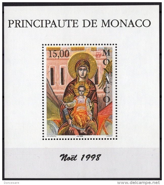 MONACO 1998 BLOC MONACO N°79  NEUF** - Blocks & Sheetlets