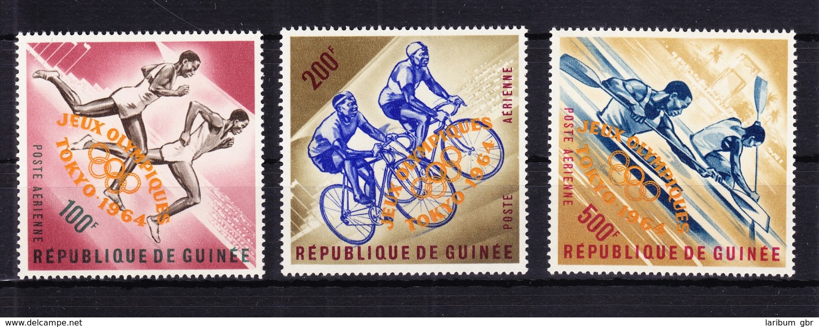 Guinea 239b-241b ** Postfrisch Olympische Sommerspiele 1964 Tokio #RE474 - Guinea (1958-...)