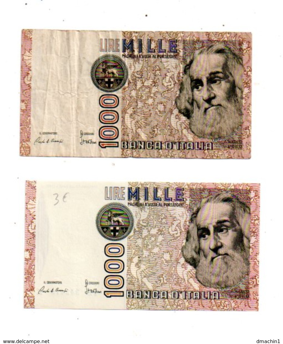 Italie - 5 Billets De 1000 Lires-voir état - 1000 Lire