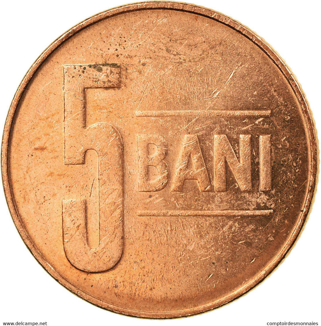 Monnaie, Roumanie, 5 Bani, 2009, Bucharest, TB+, Copper Plated Steel, KM:190 - Roumanie