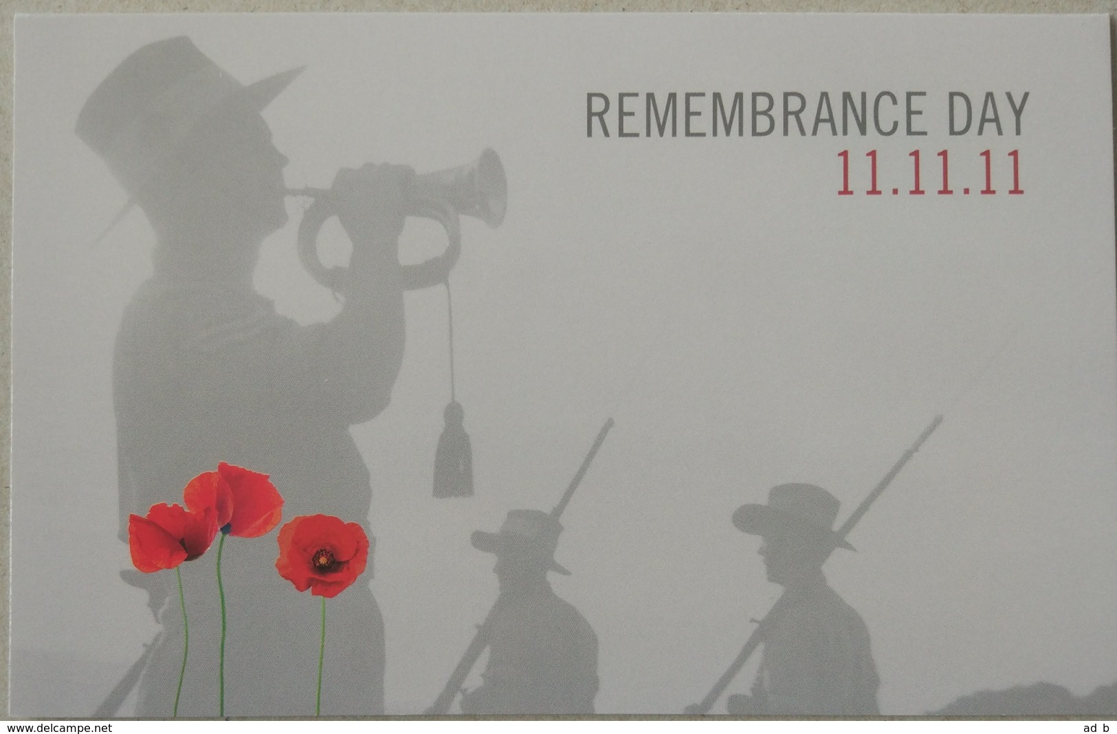 Australia 2011. Remembrance Day. Souvenir Folder With Stamp Set And Miniature Sheet. MNH - Militaria