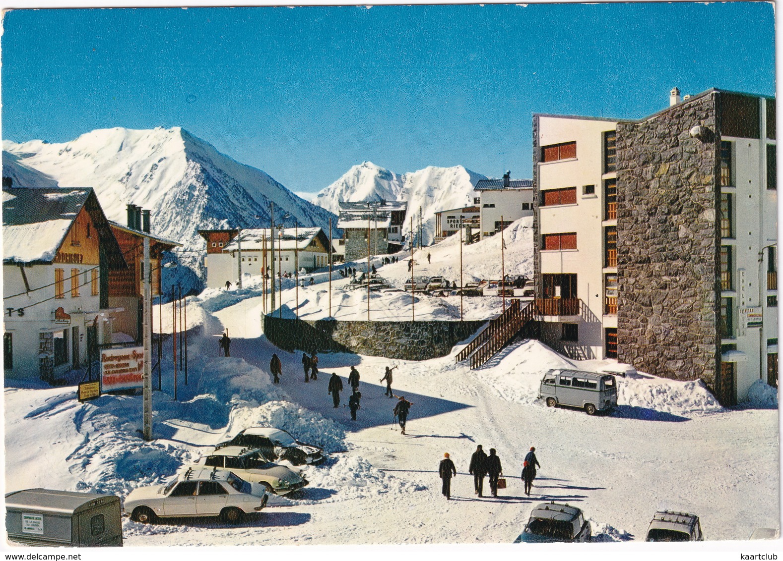 Saint Lary: CITROËN TUBE HY, DS, PEUGEOT 504, RENAULT ESTAFETTE - Le Pla D'Adet - (Vallee D'Aure) - Toerisme